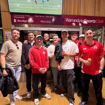 Players and Supports of the Warrandyte Football Club