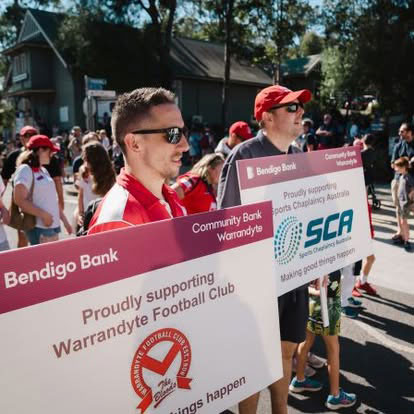 Bendigo Bank Warrandyte Loyal Supporters of WFC