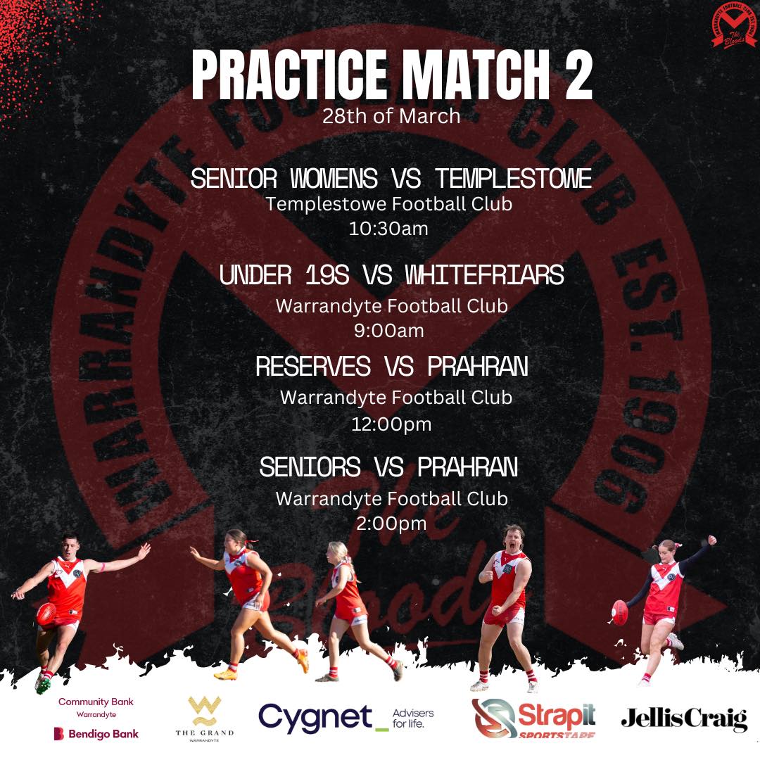practice match 2 Warrandyte Football Club