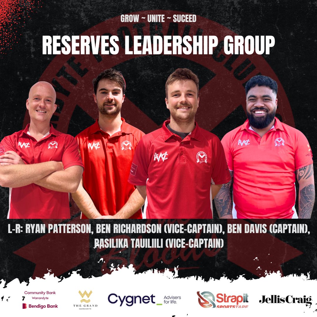 Reserves and Under 19s WFC leadership Groups