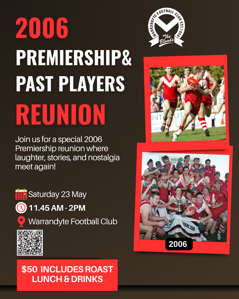 Past Players and premiership reunion